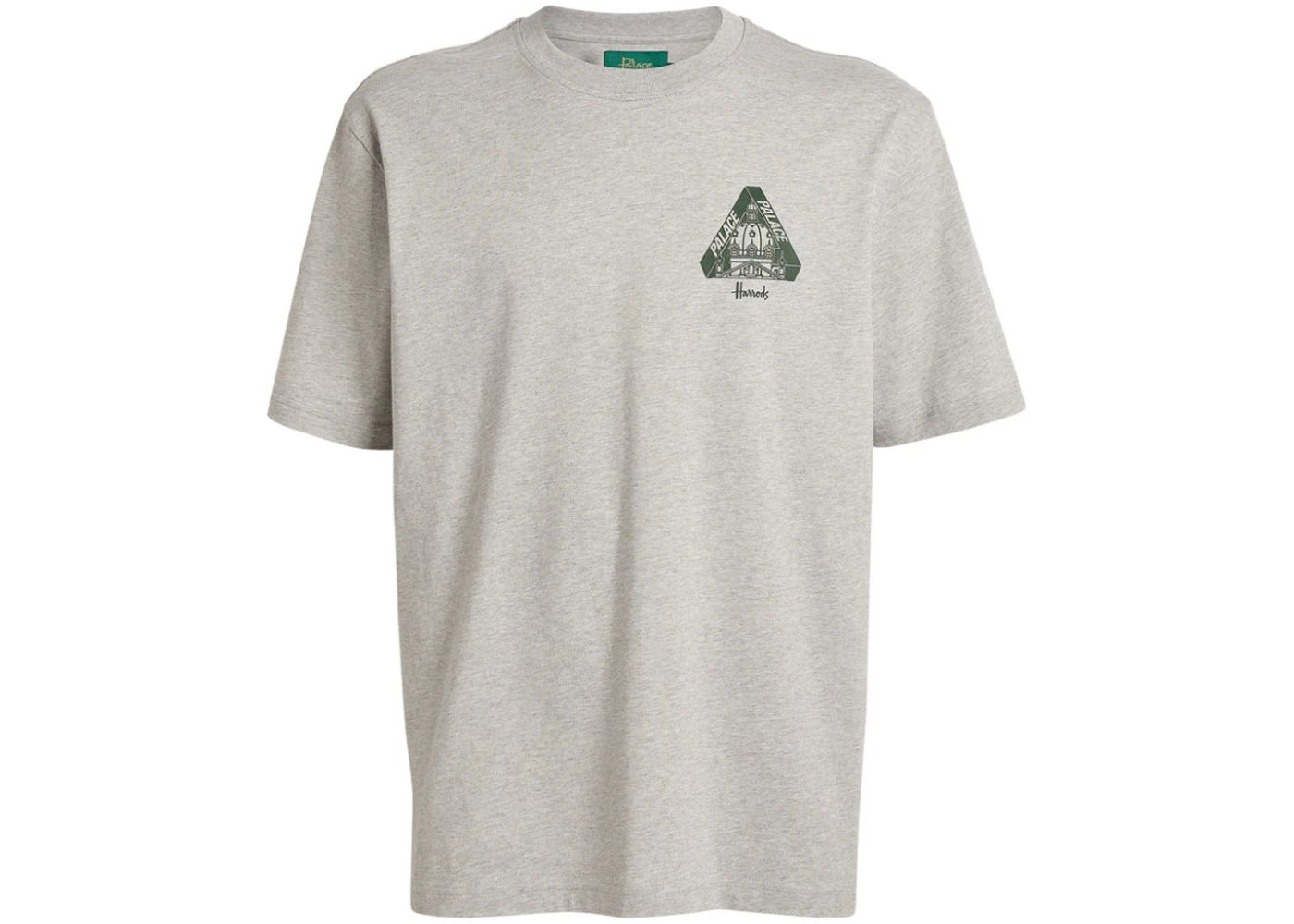 Palace x Harrods Logo T-shirt Grey