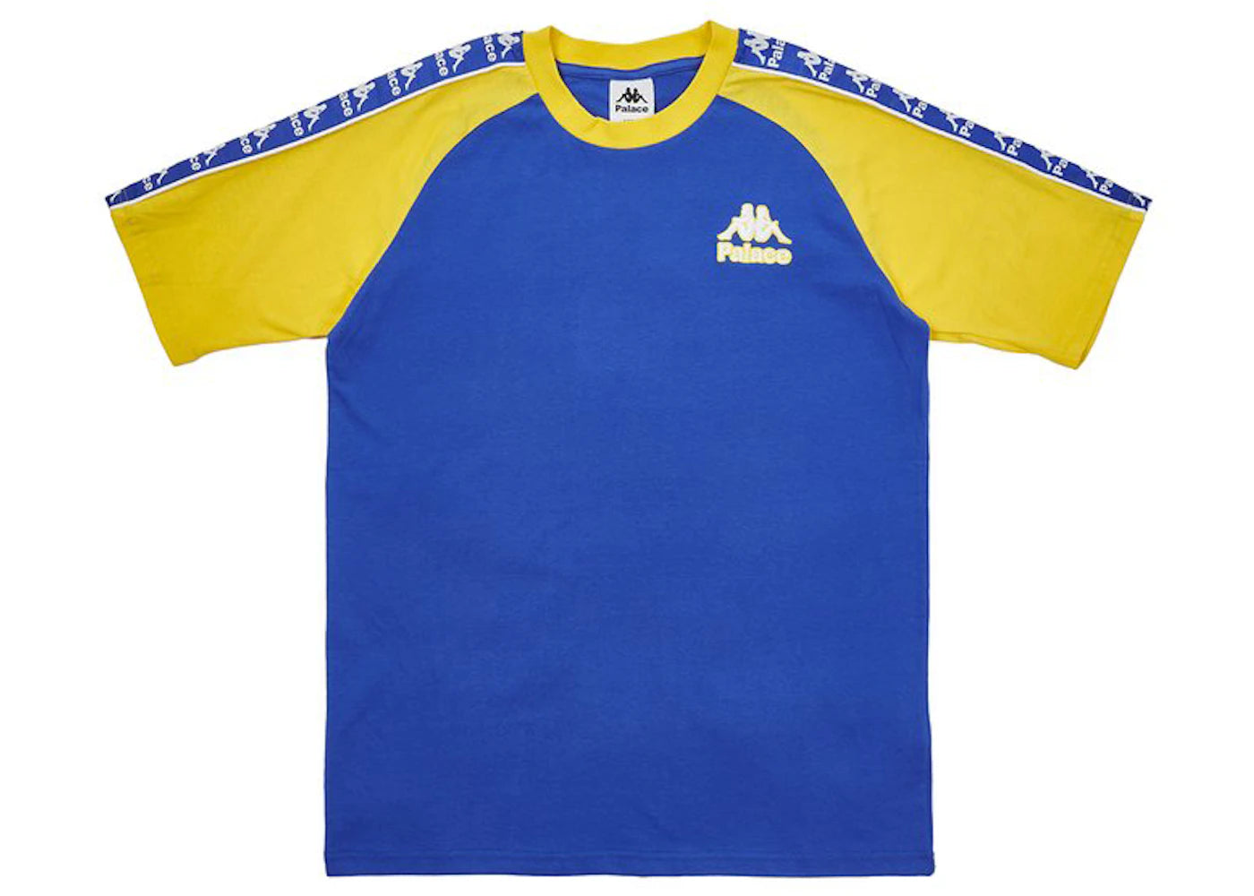 Palace x Kappa Classic Raglan T-shirt Blue/Yellow