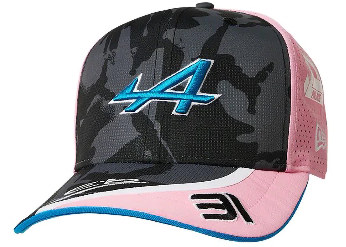 Palace x Kappa New Era For Alpine 9Fifty Curved Brim Pit Ocon Cap Night Desert Camo