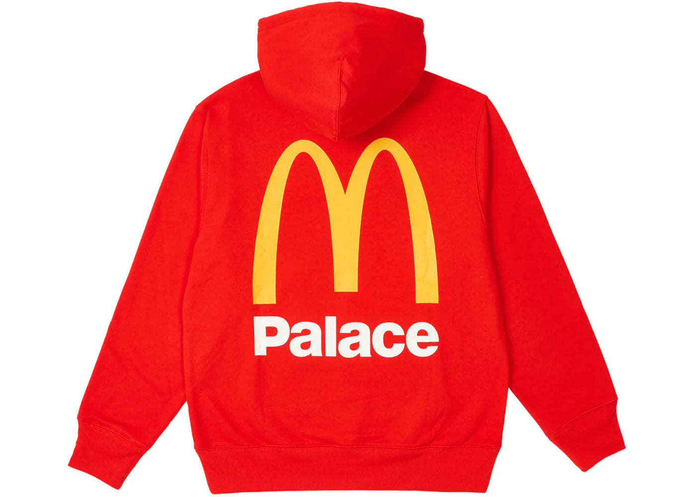 Palace x McDonald's Logo Hood Red