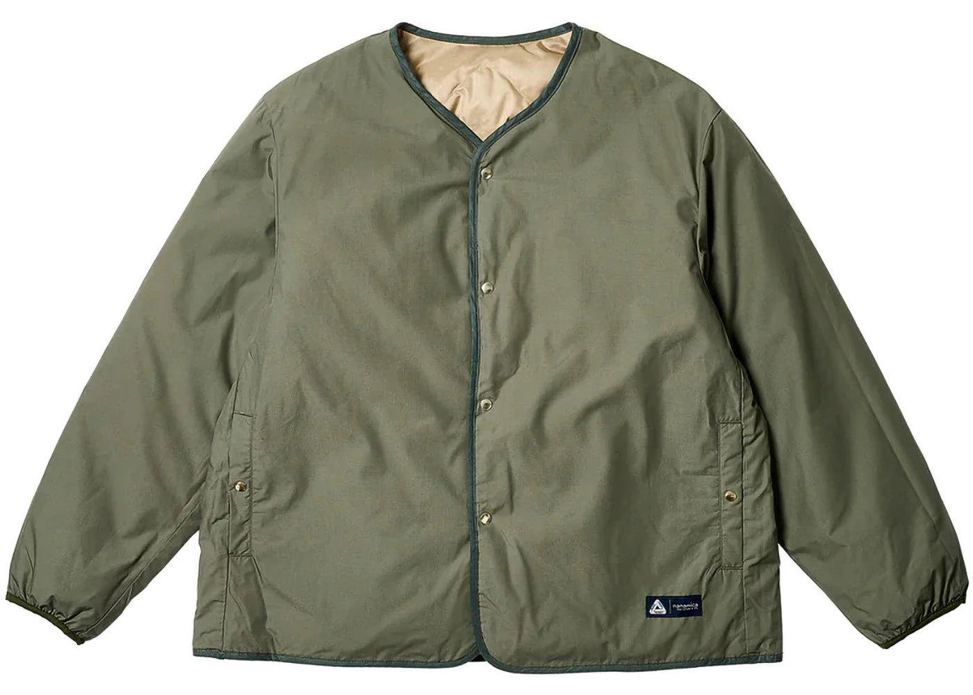 Palace x Nanamica Reversible Down Cardigan Sage Green