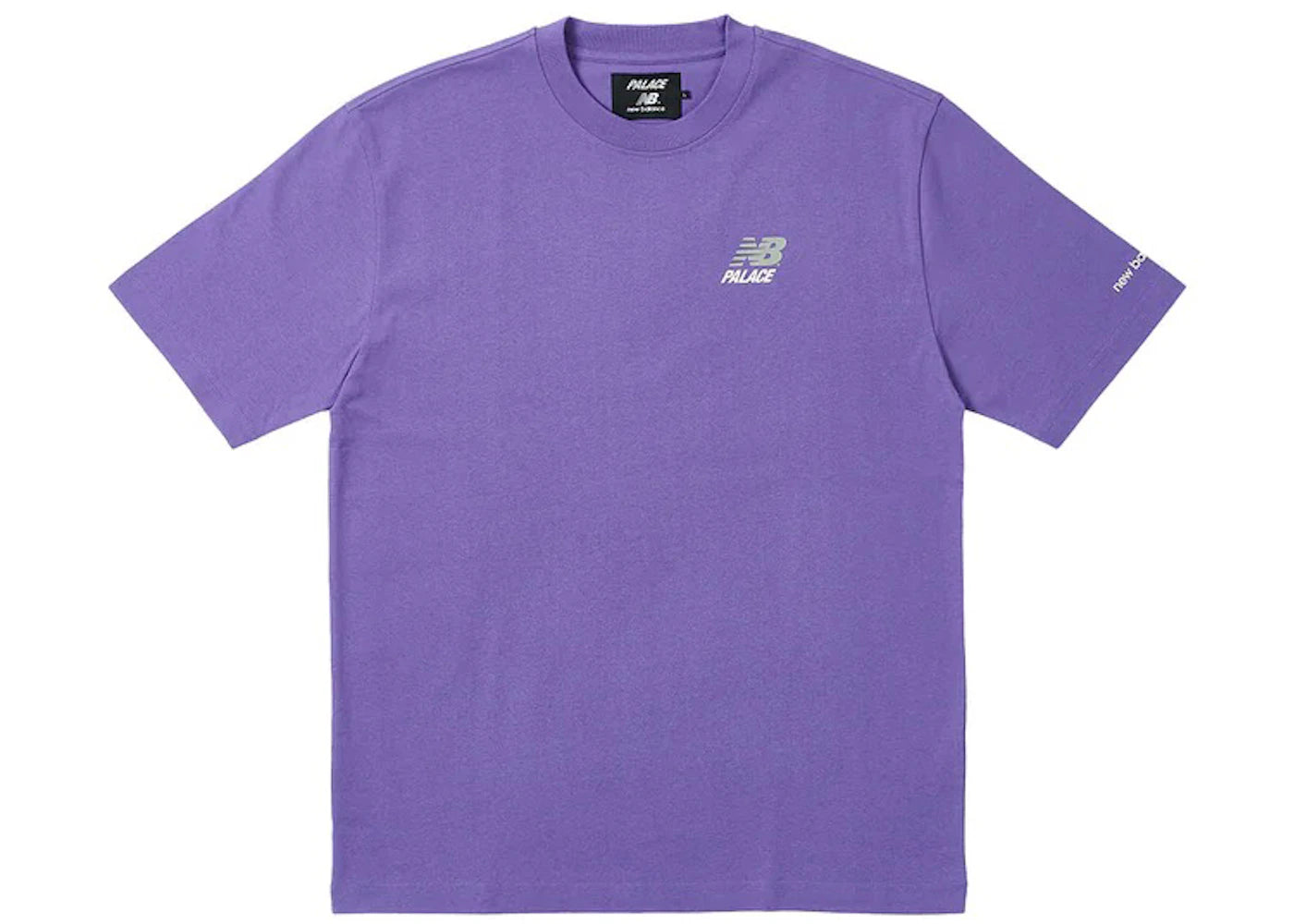 Palace x New Balance Logo T-Shirt Purple