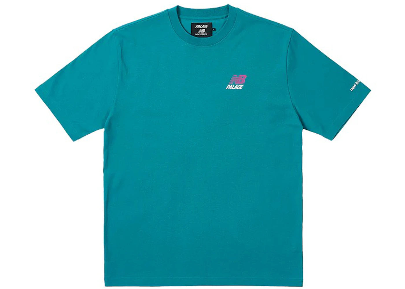 Palace x New Balance Logo T-Shirt Teal