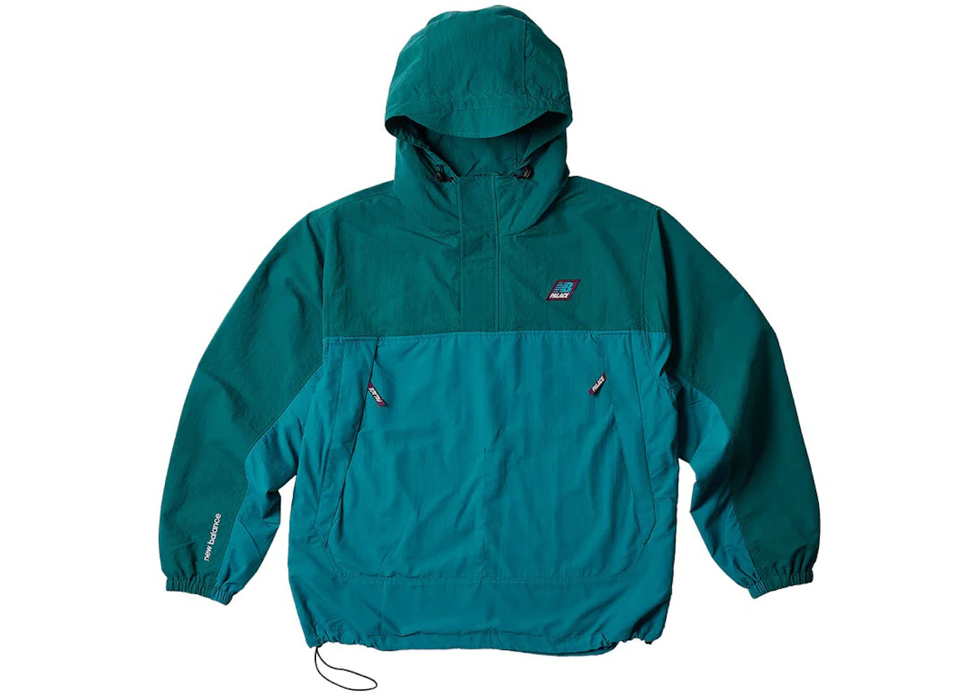 Palace x New Balance Pop Over Shell Jacket Teal
