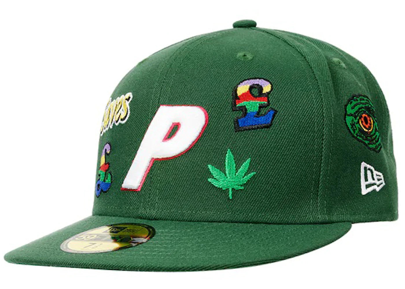 Palace x New Era Jesus 59Fifty Fitted Hat Green