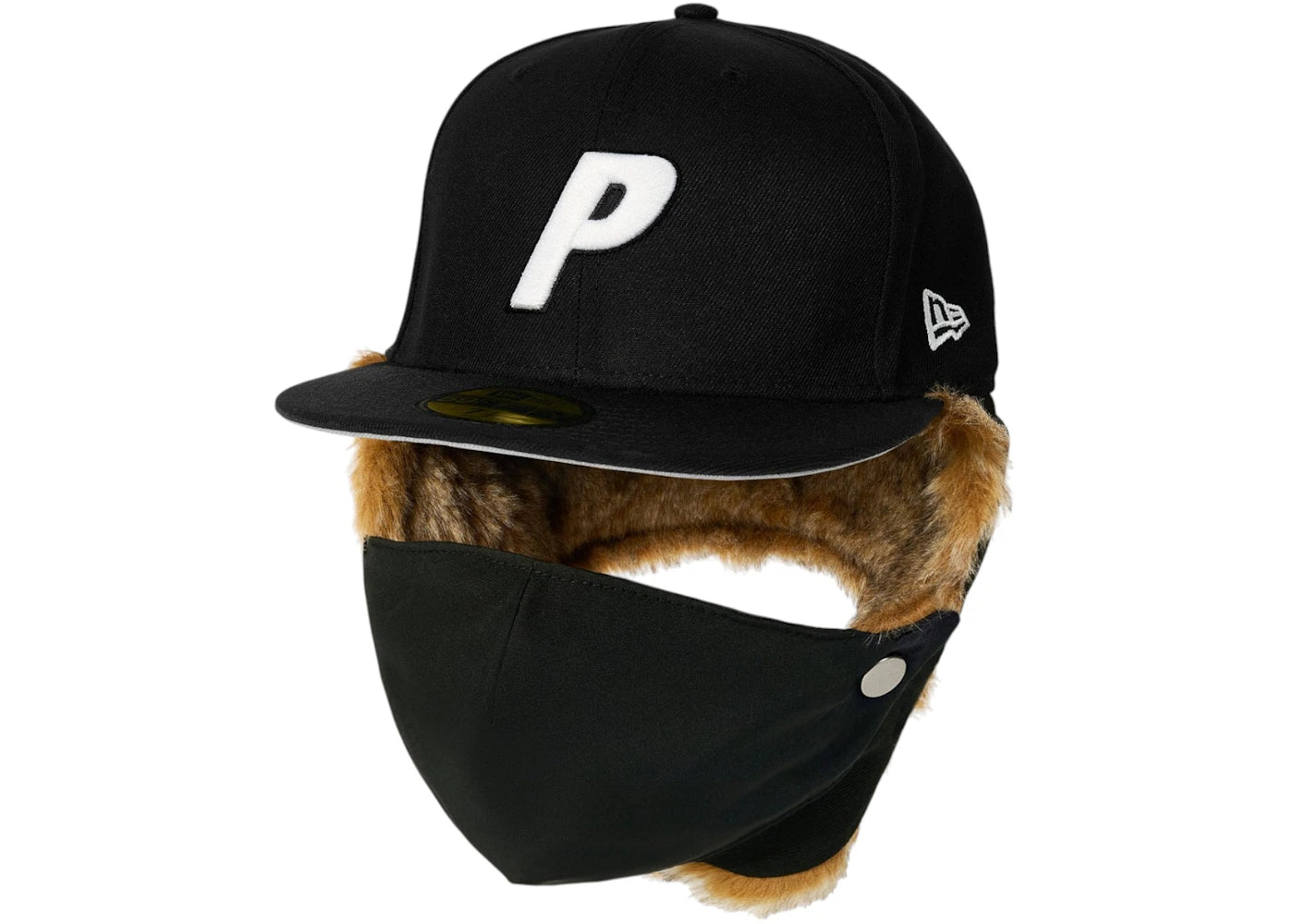 Palace x New Era Mask Dogear 59Fifty Fitted Cap Black