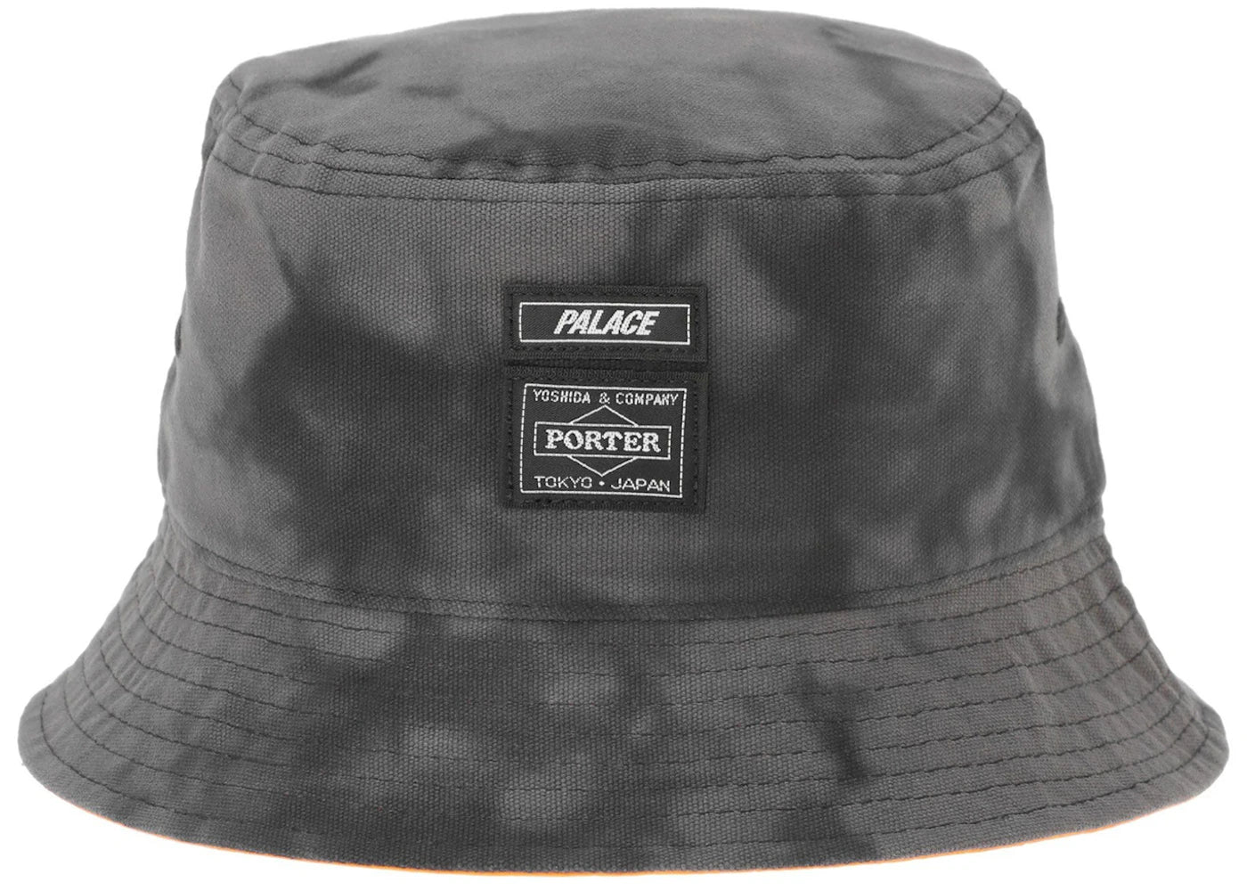 Palace x Porter Bucket Hat Black Wave Dye