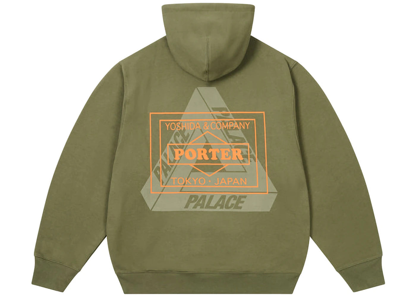 Palace x Porter Logo Hood Olive