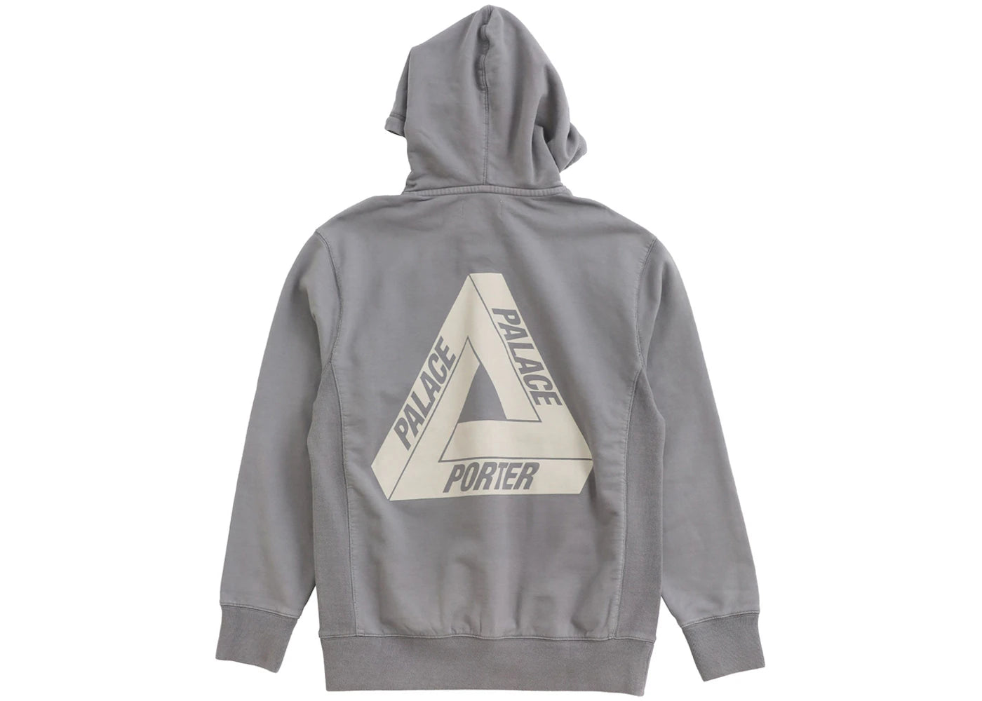 Palace x Porter Tri Ferg Hoodie Grey