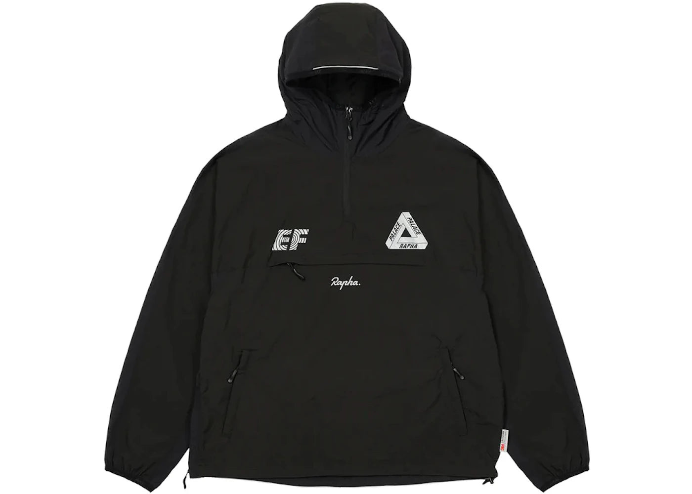 Palace x Rapha EF Education First Pullover Jacket Black