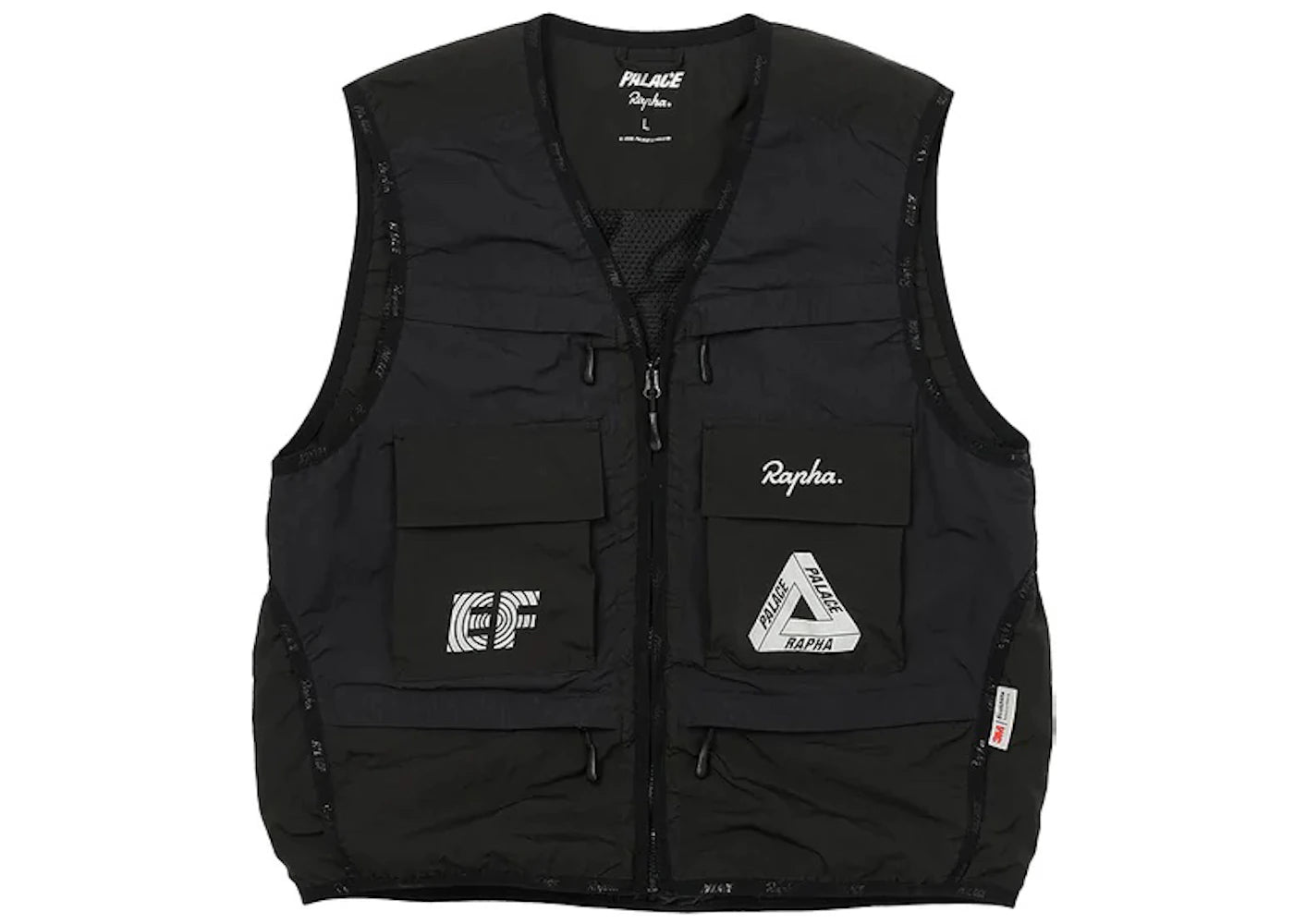Palace x Rapha EF Education First Utility Vest Black