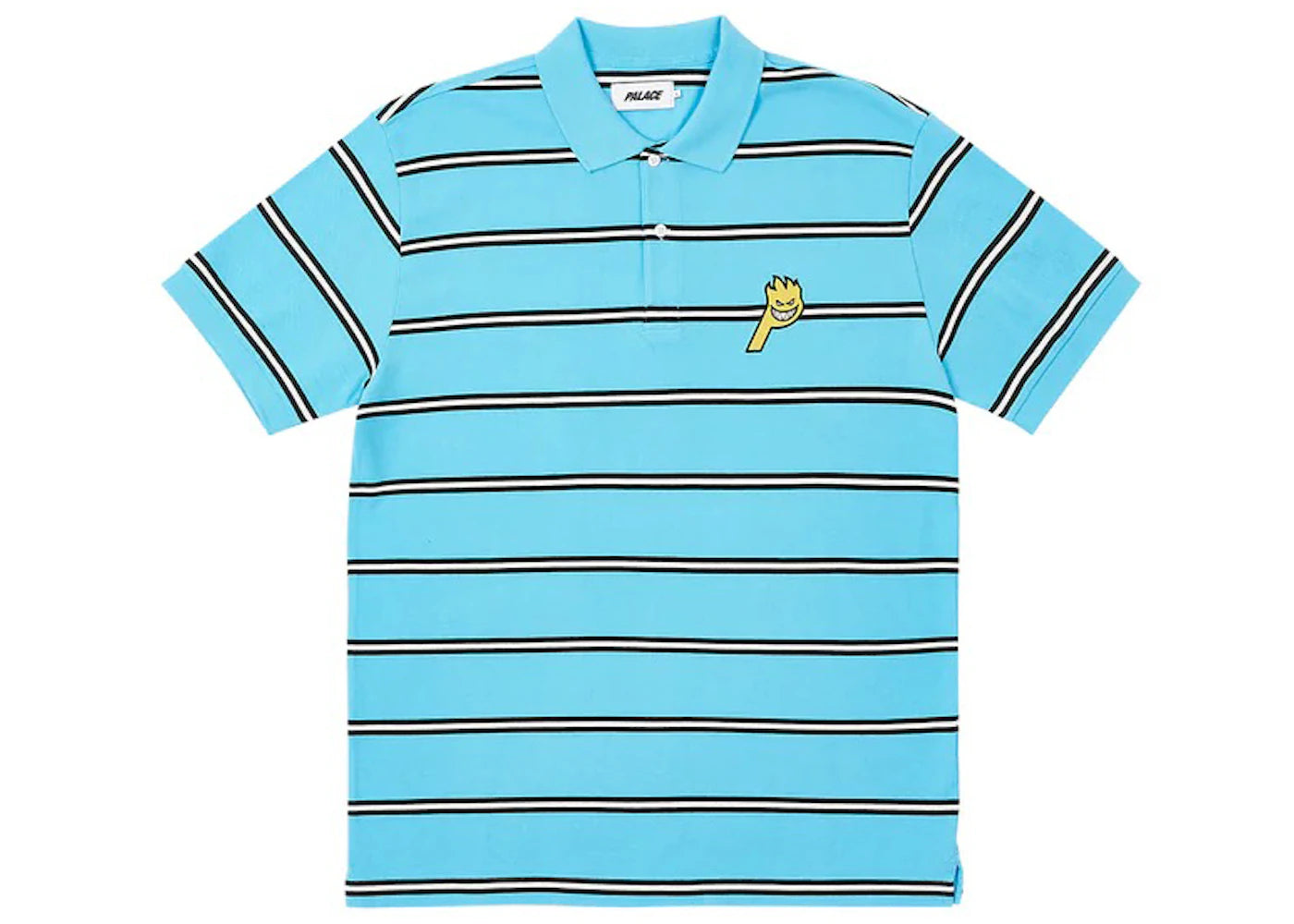 Palace x Spitfire Polo Blue