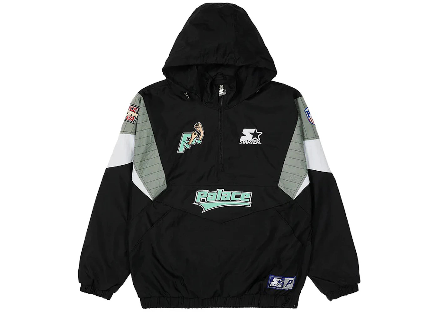 Palace x Starter Breakaway Jacket Black