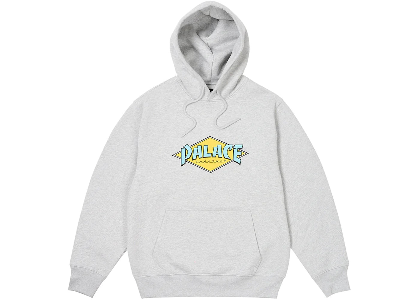 Palace x Thrasher Hood Grey Marl