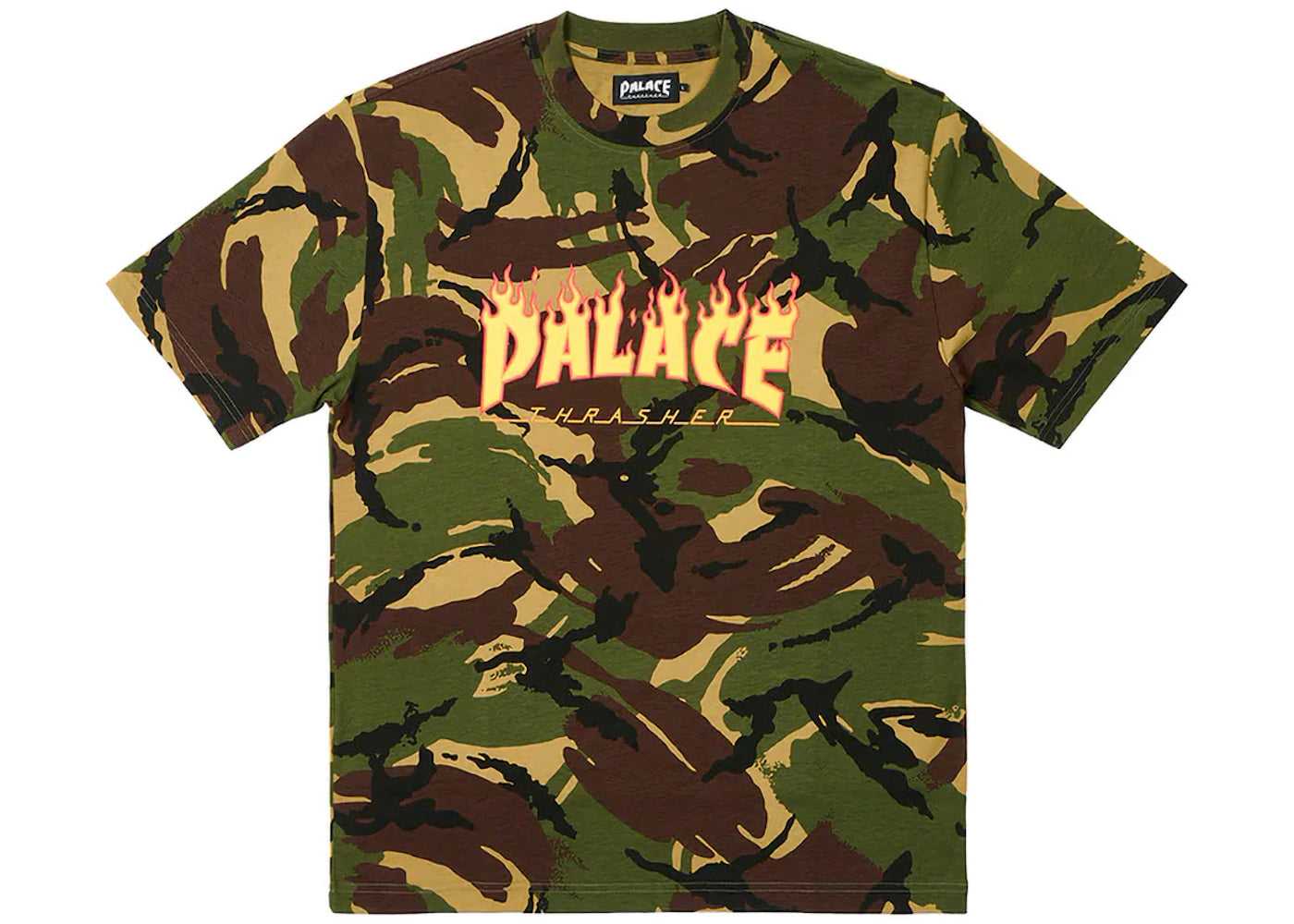 Palace x Thrasher T-shirt Camo