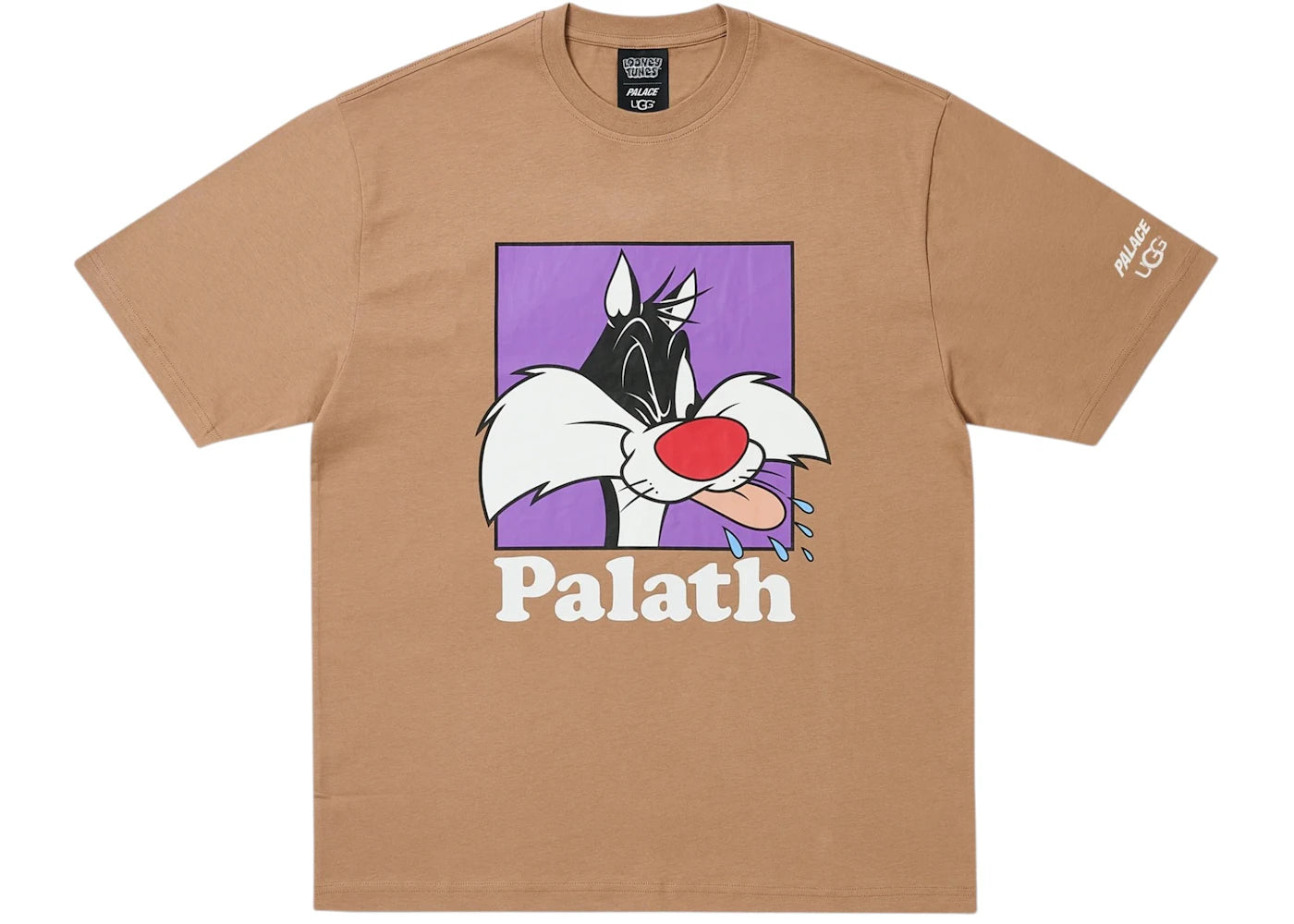 Palace x UGG Looney Tunes T-Shirt Chestnut