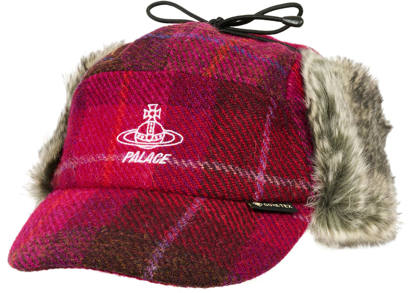 Palace x Vivienne Westwood GORE-TEX Shooting Cap Plaid Pink