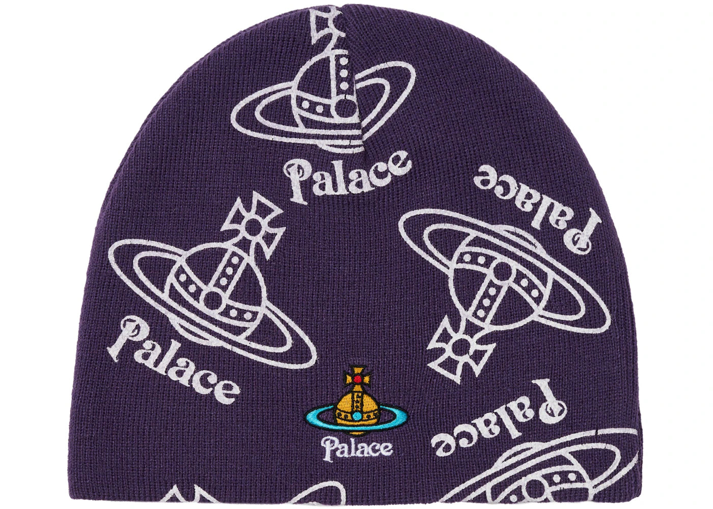 Palace x Vivienne Westwood Jersey Beanie Purple