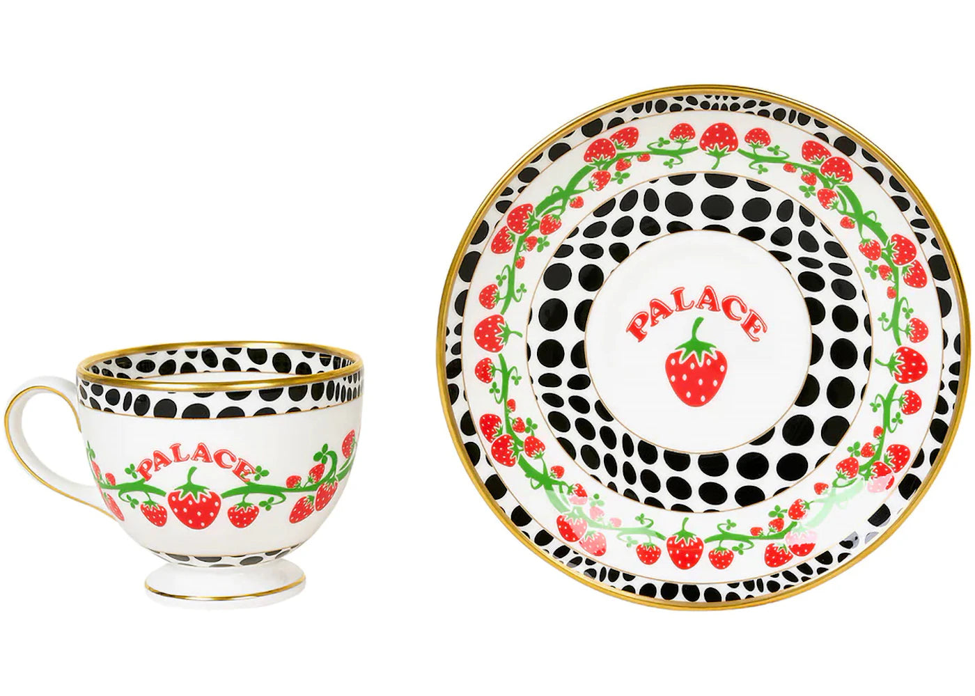 Palace x Wedgwood Teacup And Saucer White