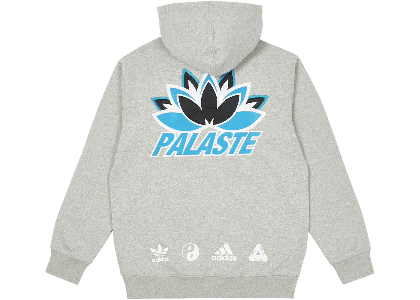 Palace x adidas Palaste Hood Medium Grey Heather