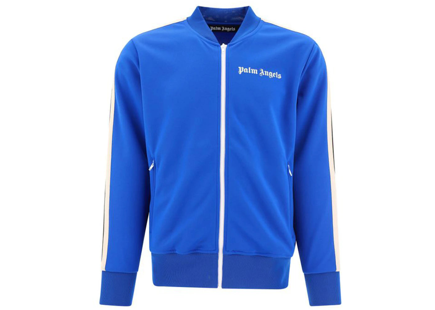 Palm Angels Bomber Track Jacket Bright Blue/Off-white