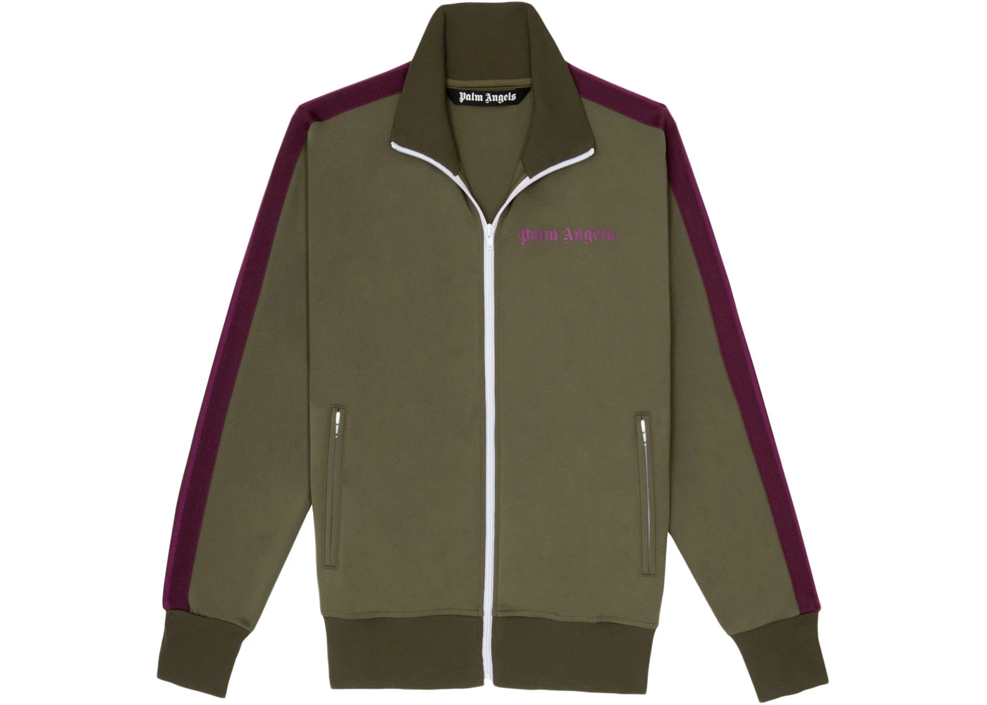 Palm Angels College Track Jacket Military/Purple