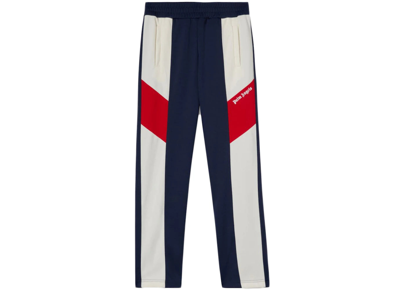 Palm Angels Colorblock Track Pants Navy/White