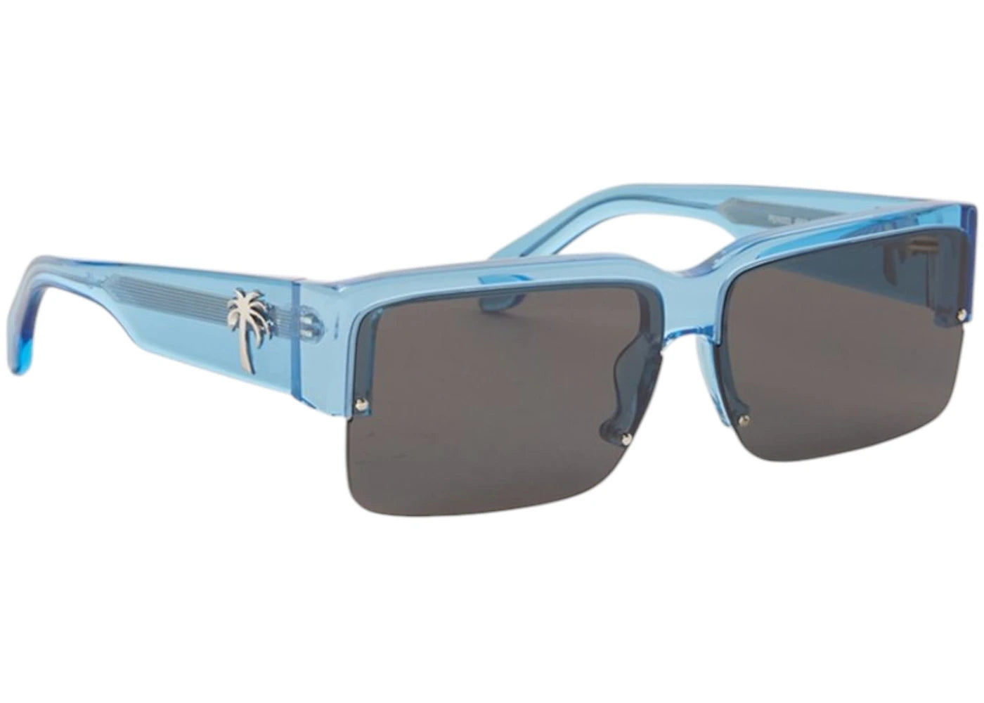 Palm Angels Drain Sunglasses Crystal Dark Grey (PERI053S24PLA0014907)