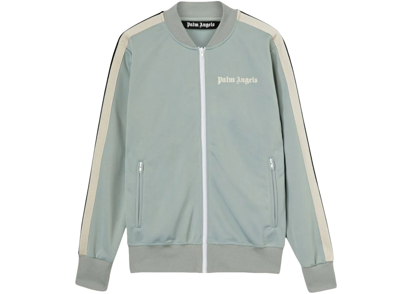 Palm Angels Grey Track Jacket Grey/Off White