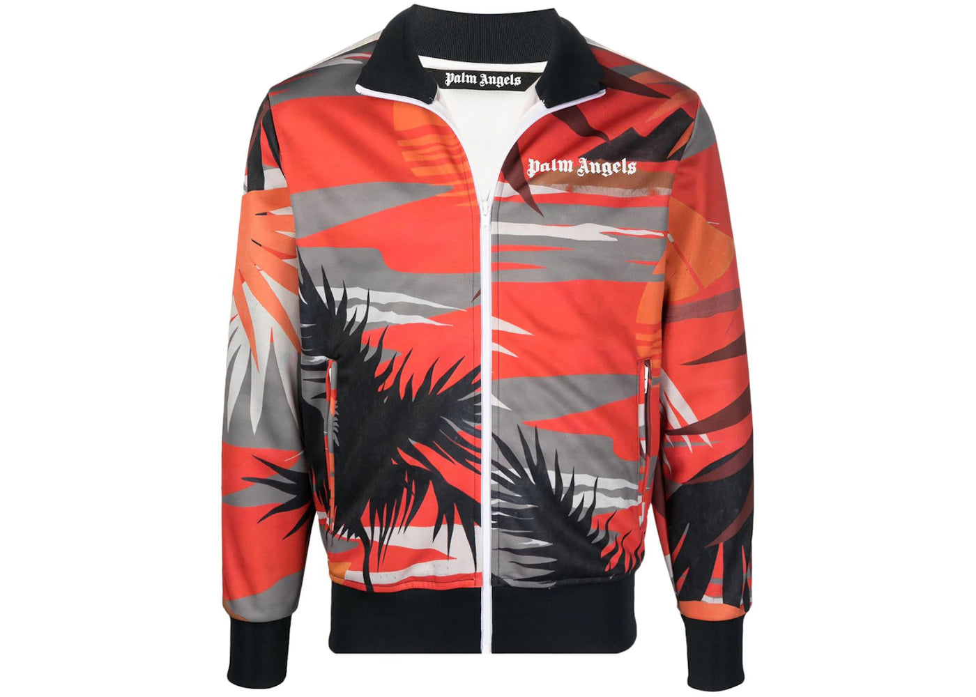 Palm Angels Hawaii Track Jacket Red/Multi/Off white