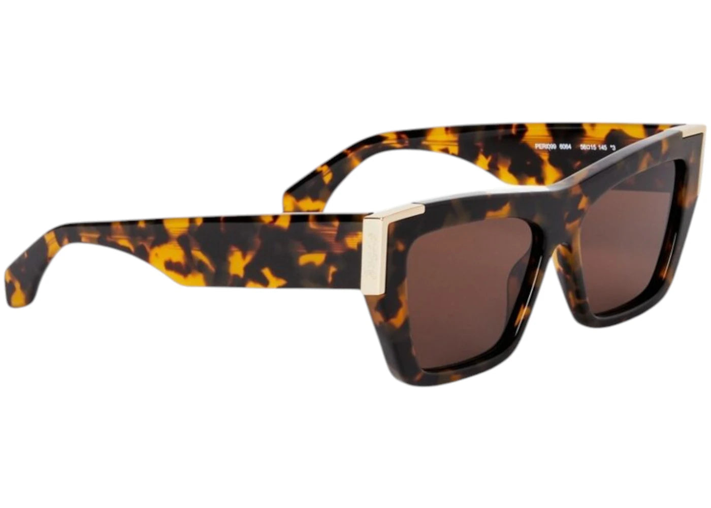 Palm Angels Hollywood Sunglasses Havana Brown Hollywood Havana (PERI099F24PLA0016064)