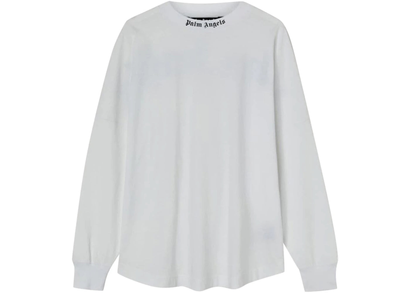 Palm Angels Logo L/S T-Shirt White/Black