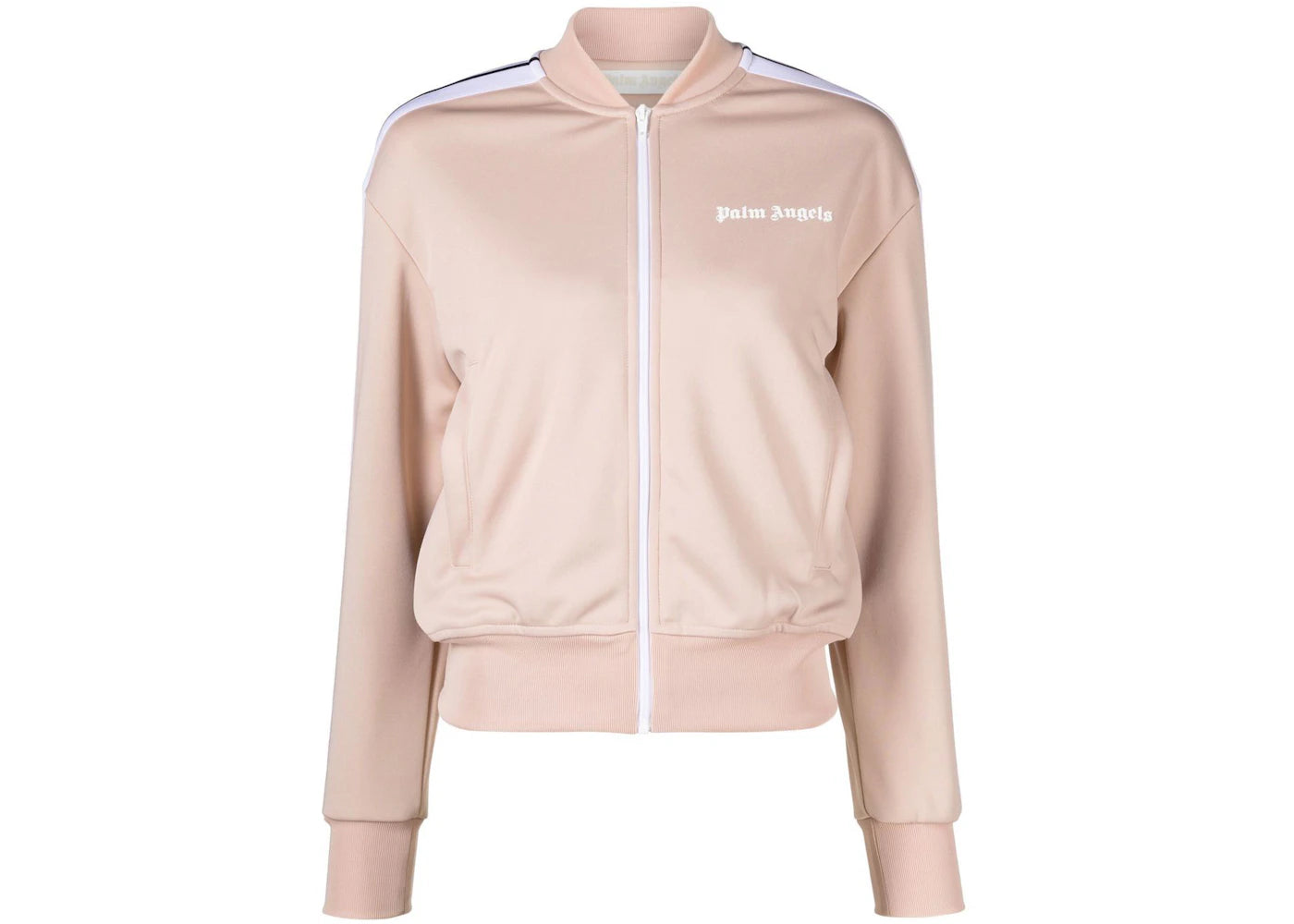 Palm Angels Logo Print Bomber Jacket Pink