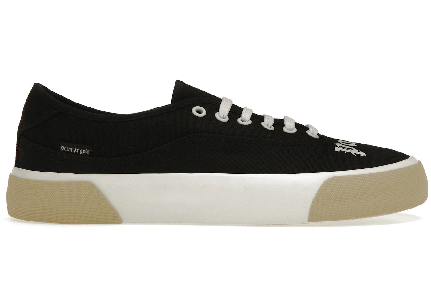 Palm Angels Low Top Logo Black White