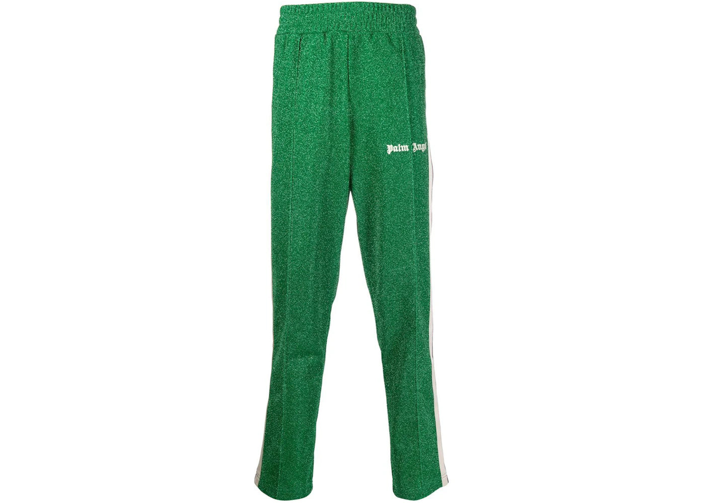 Palm Angels Lurex Track Pants Green/White