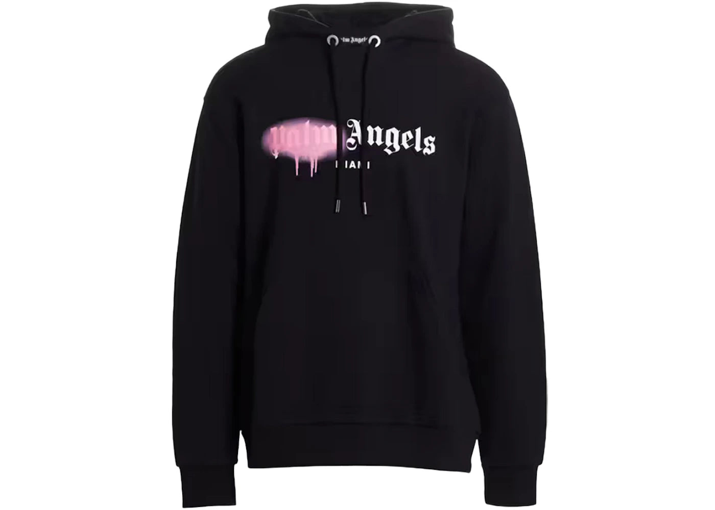 Palm Angels Miami (Saks Superbowl Edition) Sprayed Hoodie Black/Pink