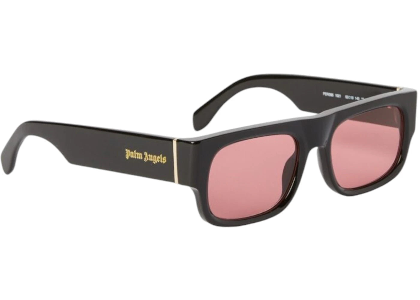 Palm Angels Midway Sunglasses Black Peach Orange Midway (PERI085F24PLA0011021)
