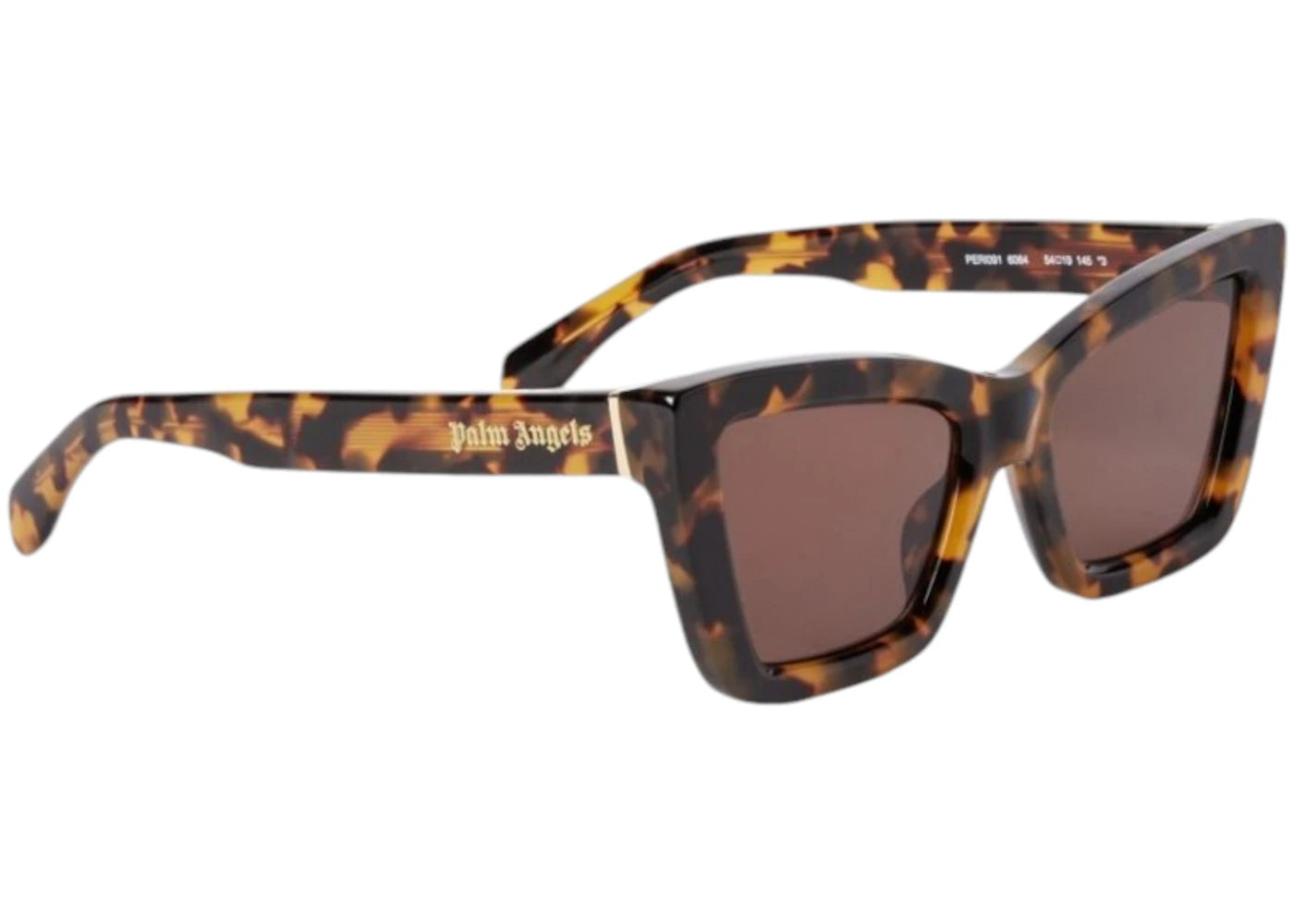 Palm Angels Roseville Sunglasses Havana Brown Roseville Havana (PERI091F24PLA0016064)