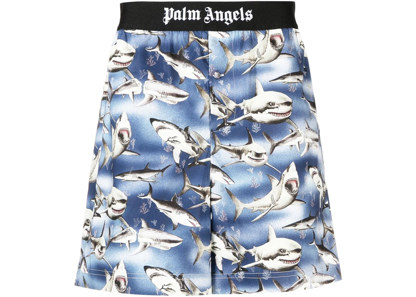 Palm Angels Sharks Easy Shorts Blue/Black/Multi