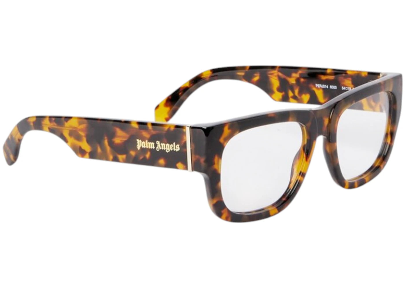 Palm Angels Style 14 Eyeglasses Havana Clear Lens (PERJ014S25PLA0016000)