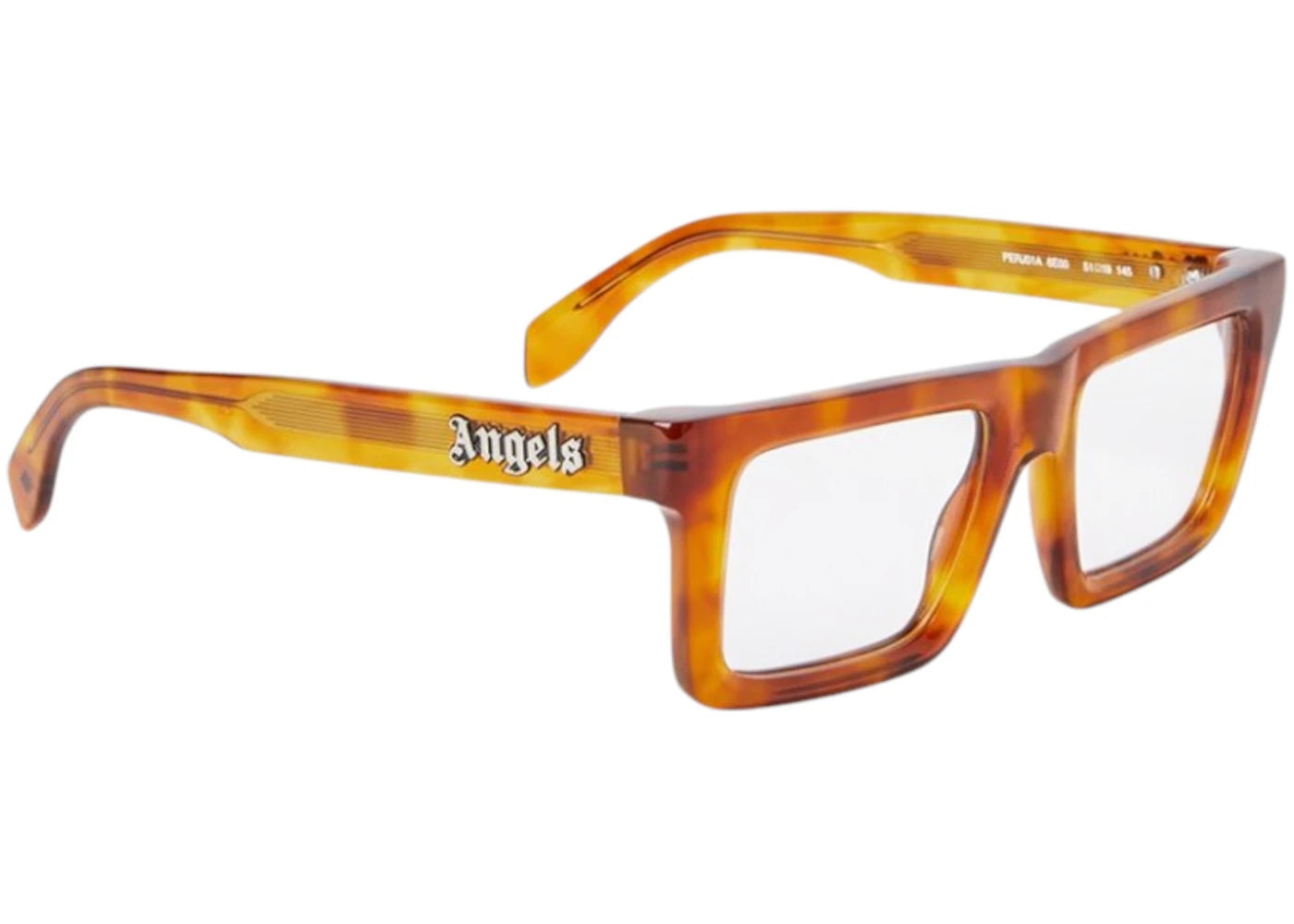 Palm Angels Style 1A Eyeglasses Warm Havana Clear Lens (PERJ01AS25PLA0016E00)