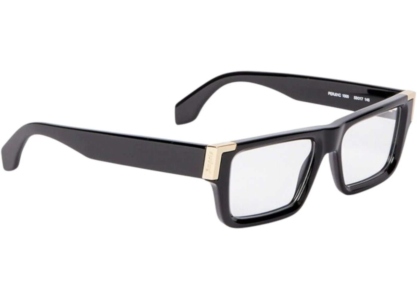 Palm Angels Style 1C Eyeglasses Black Clear Lens (PERJ01CS25PLA0011000)