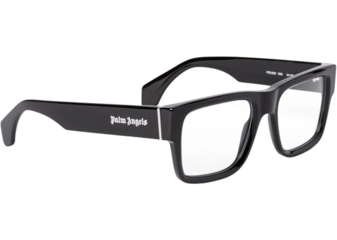 Palm Angels Style 2 Eyeglasses Black Clear Lens (PERJ002F24PLA0011000)