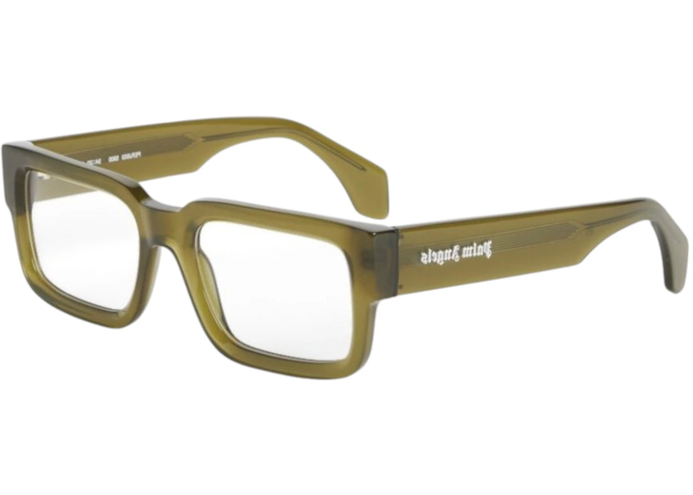 Palm Angels Style 3 Eyeglasses Light Green Clear Lens (PERJ003F24PLA0015900)