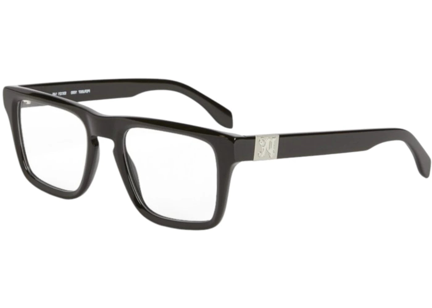Palm Angels Style 7 Eyeglasses Black Clear Lens (PERJ007F24PLA0011000)