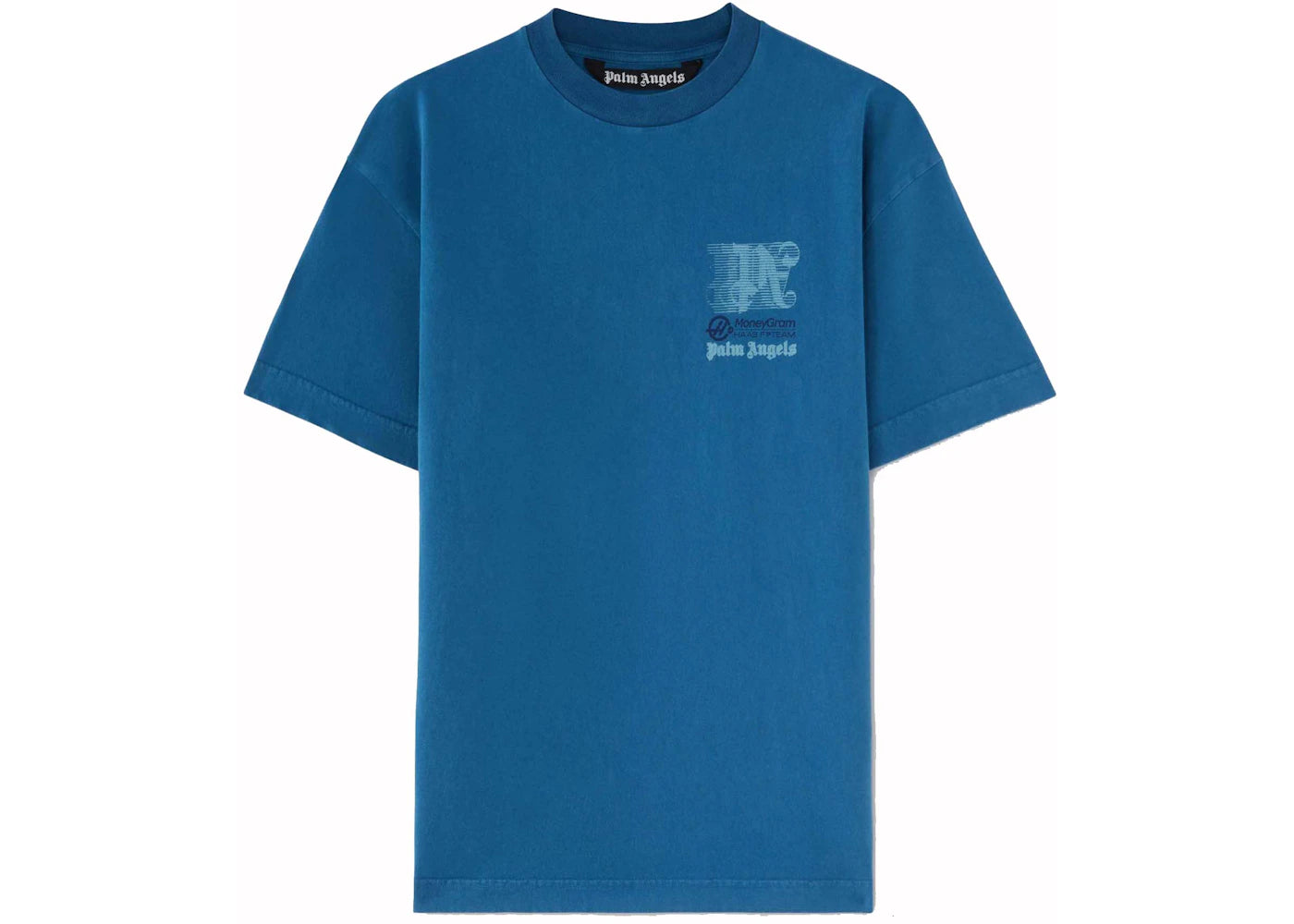 Palm Angels Suzuka MoneyGram HAAS F1 Team T-Shirt Blue/Light Blue