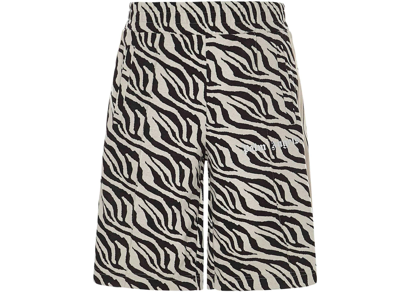 Palm Angels Zebra Track Shorts Black/White