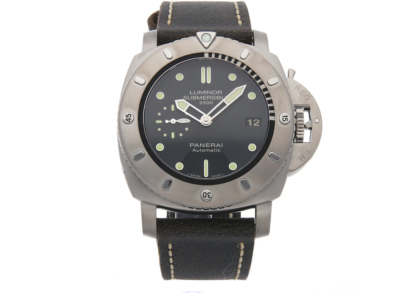 Panerai Luminor 1950 Submersible 2500m Leather Band PAM 364
