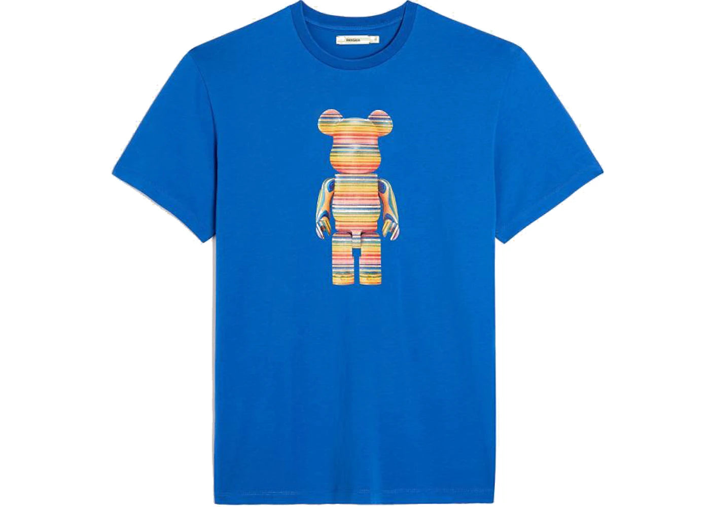 Pangaia x Haroshi x Medicom Toy Recycling Tee Blue