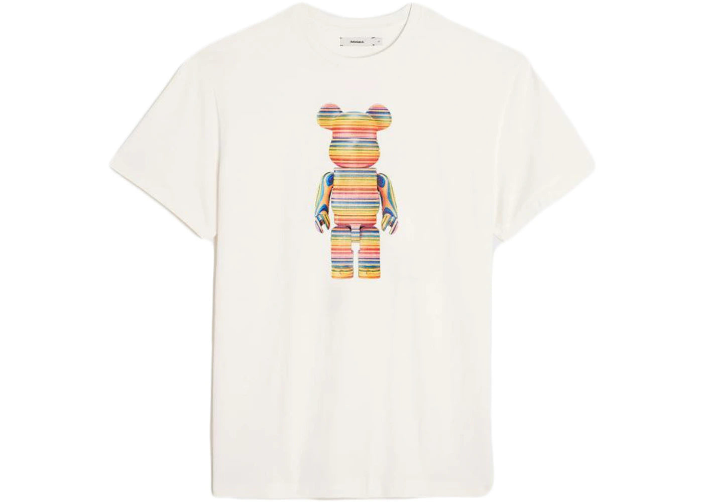 Pangaia x Haroshi x Medicom Toy Recycling Tee Off White